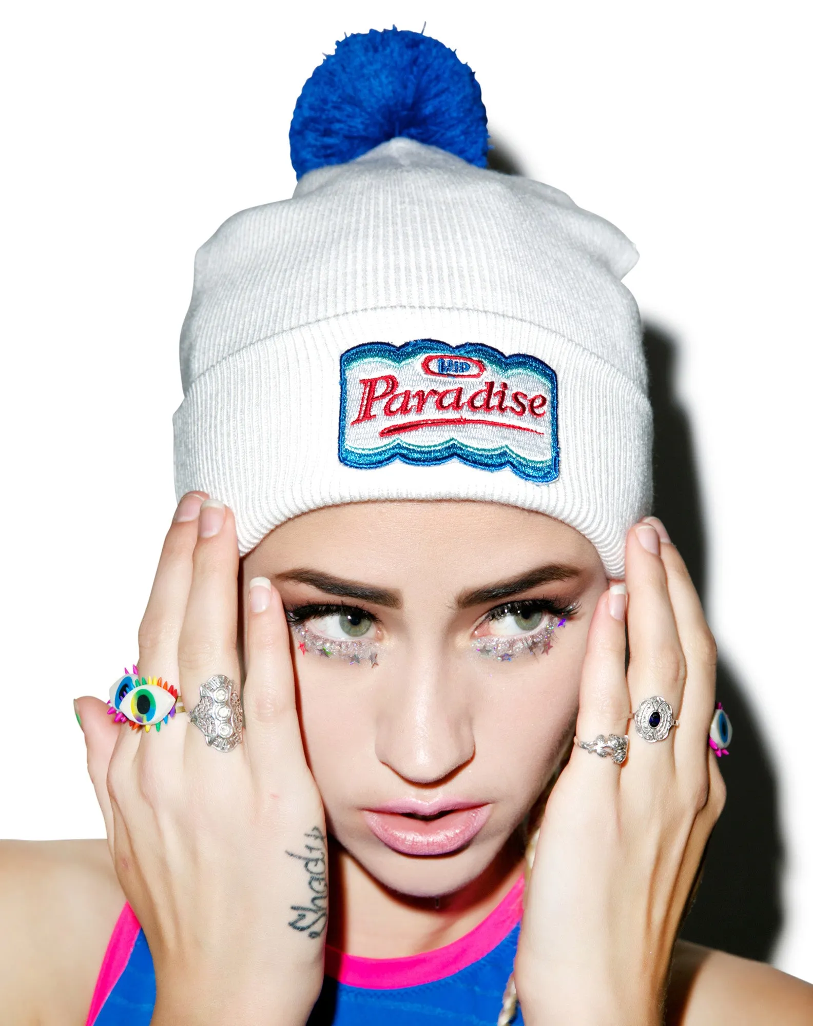 Mayo Pom Pom Beanie