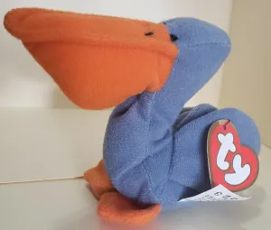 McDonalds Ty Teenie Beanie Babies Scoop the Pelican Bird -6CF - Pristine