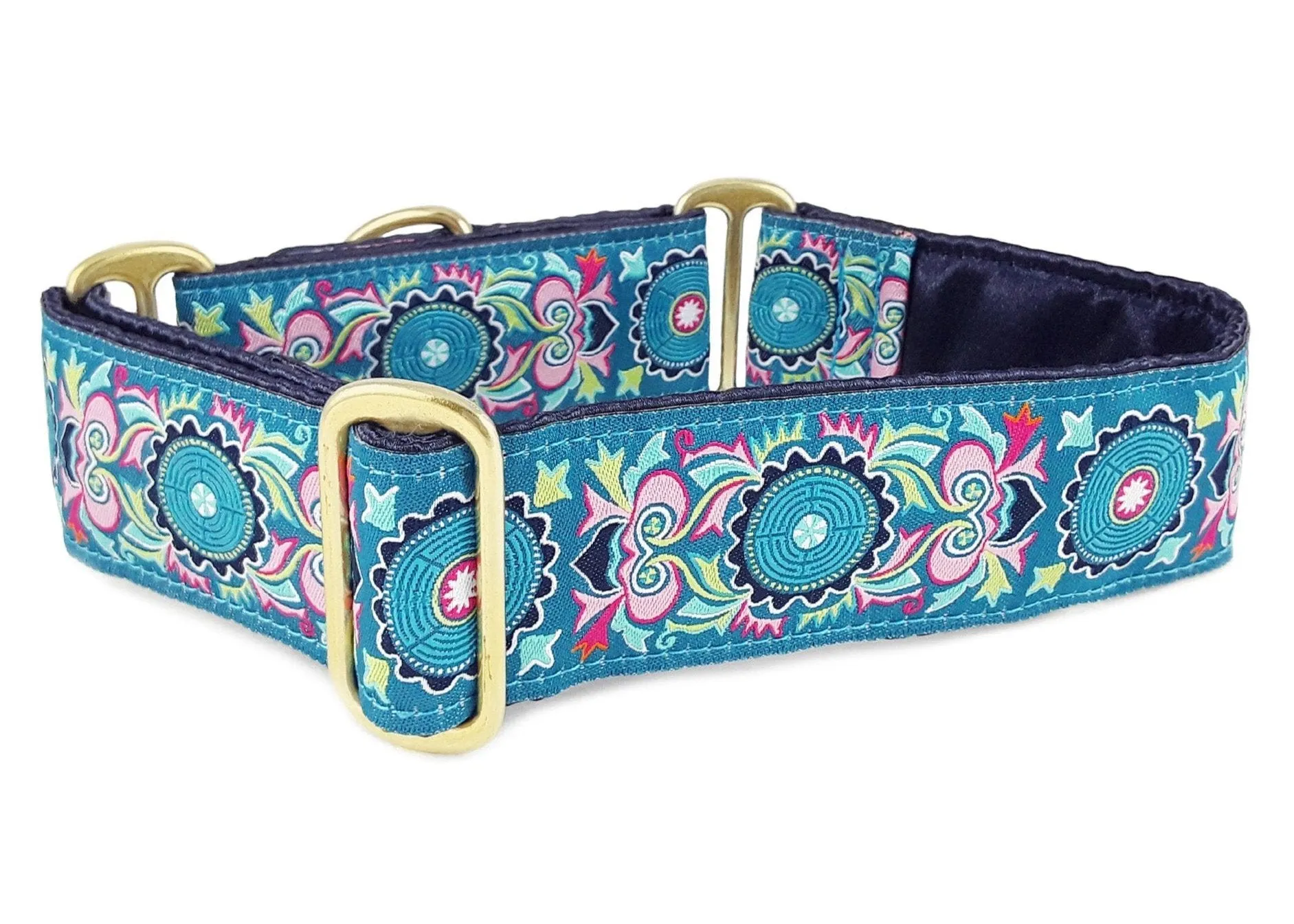 Medallion - Martingale or Buckle Dog Collar - 1.5" Width