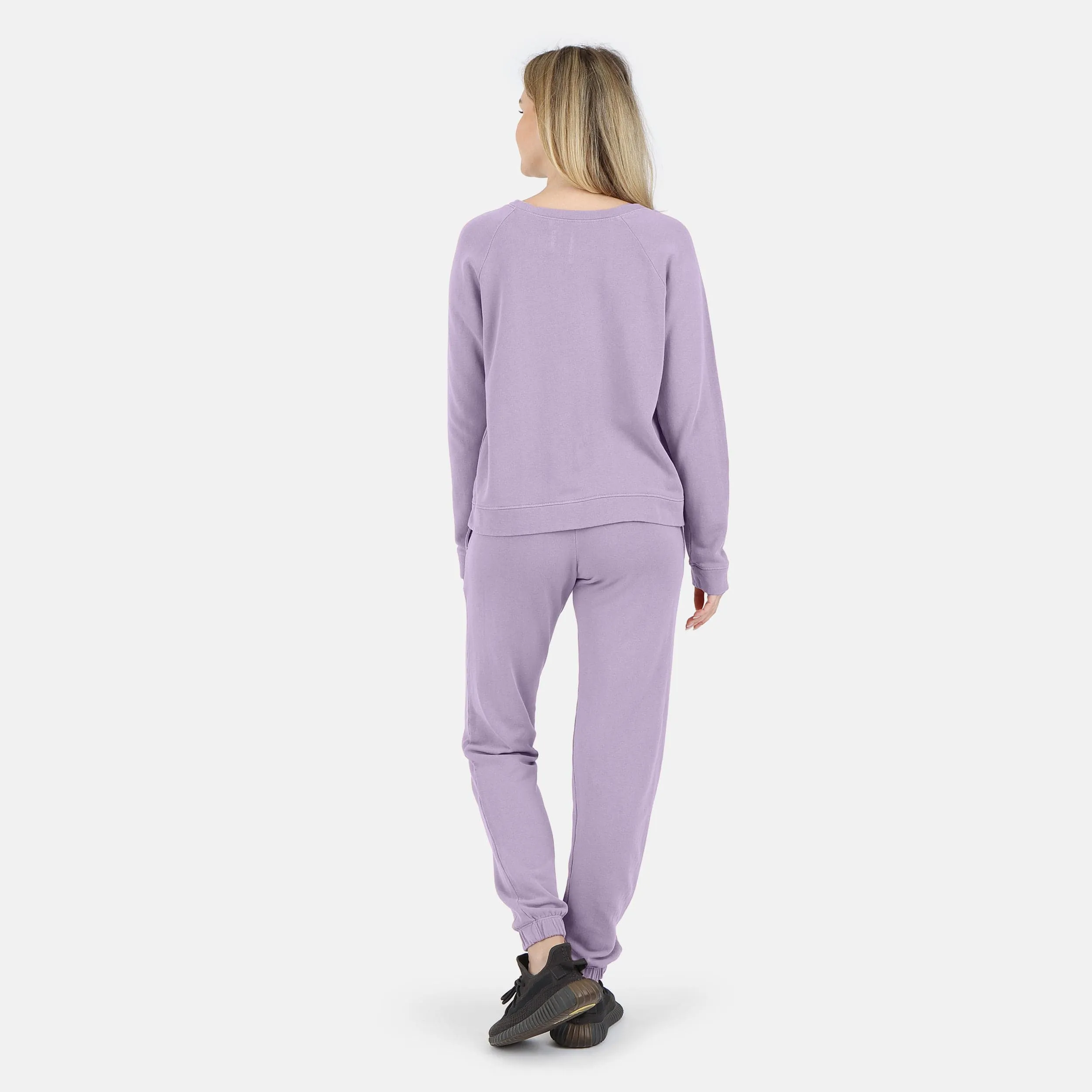 Melody Everyday Organic Cotton Pullover Sweatshirt - Lavender