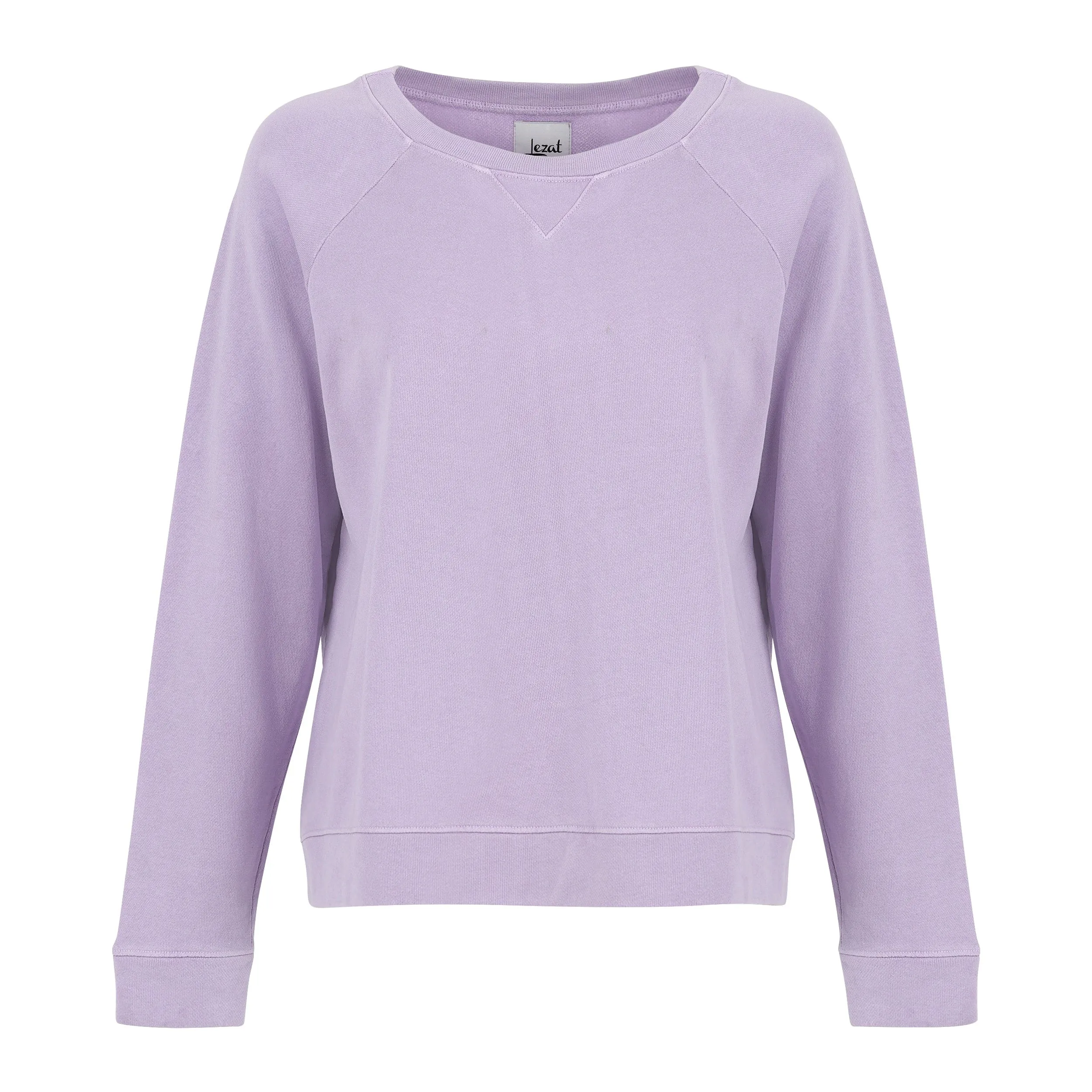 Melody Everyday Organic Cotton Pullover Sweatshirt - Lavender