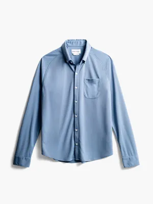 Men's Apollo Raglan Sport Shirt - Steel Blue (VN)