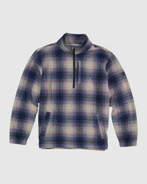 Mens Boundary Mock Neck Pullover