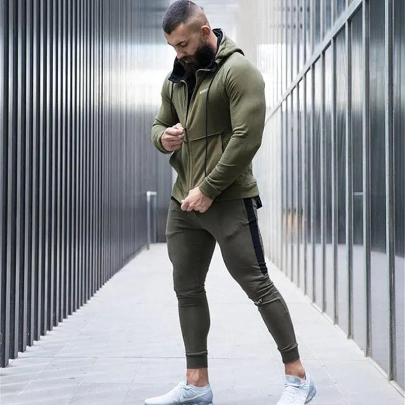 Men's Casual Skinny Cotton Sweatpants