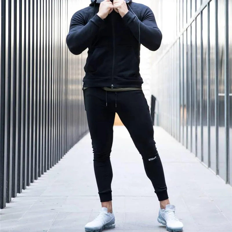 Men's Casual Skinny Cotton Sweatpants