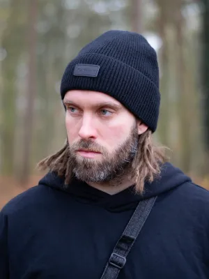 Merino Beanie - Black