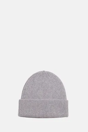 Merino Wool Beanie Heather Grey