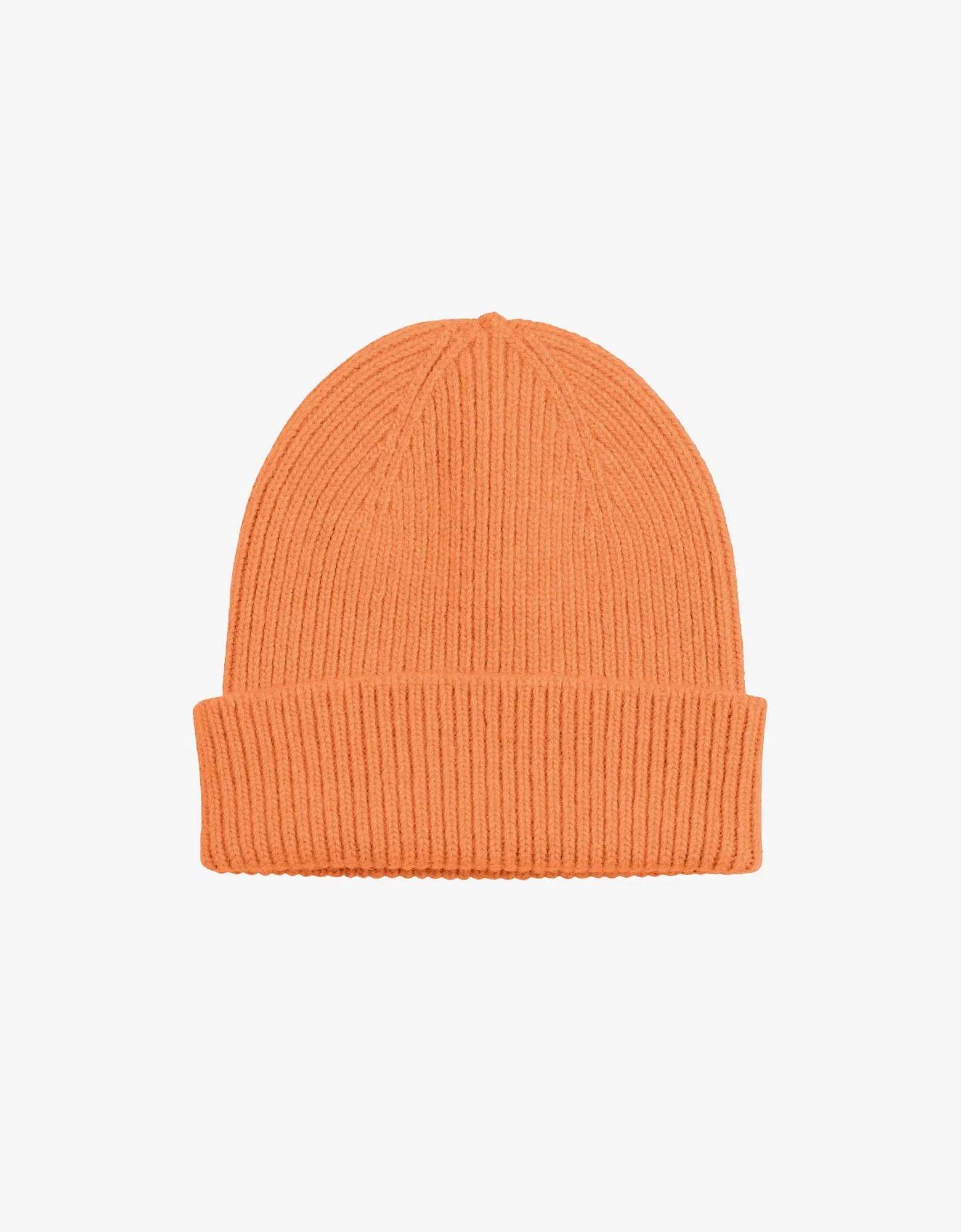 Merino Wool Beanie - Sandstone Orange