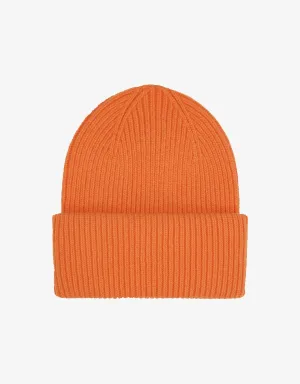 Merino Wool Hat - Burned Orange