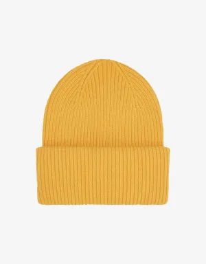 Merino Wool Hat - Burned Yellow
