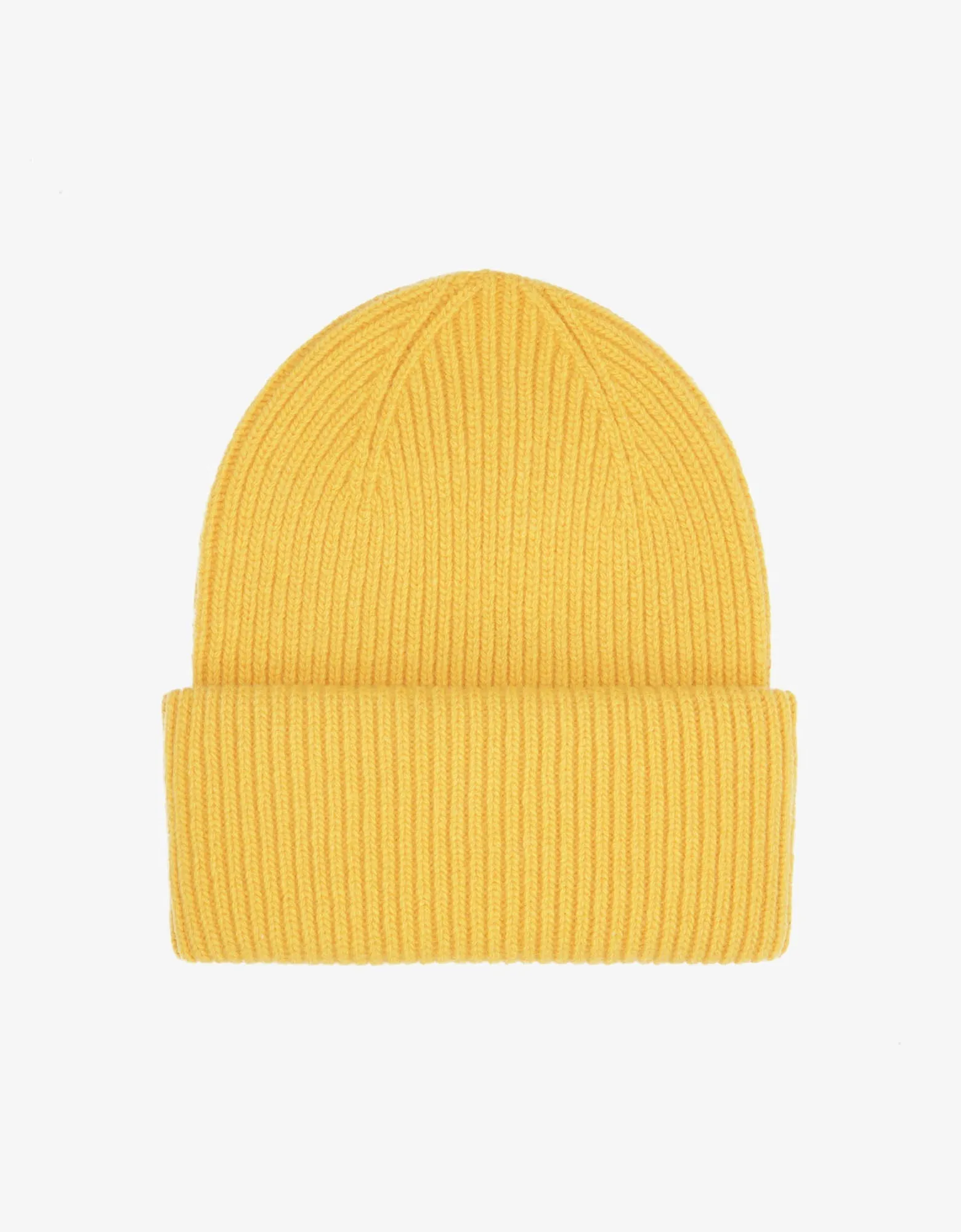 Merino Wool Hat - Lemon Yellow