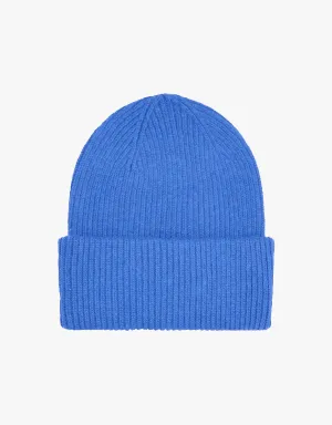 Merino Wool Hat - Pacific Blue
