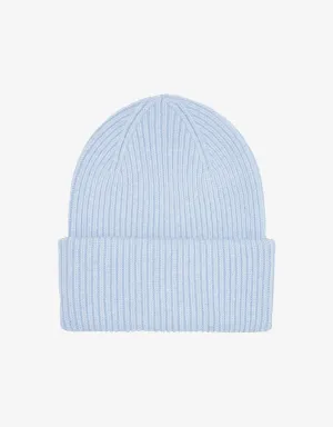 Merino Wool Hat - Polar Blue