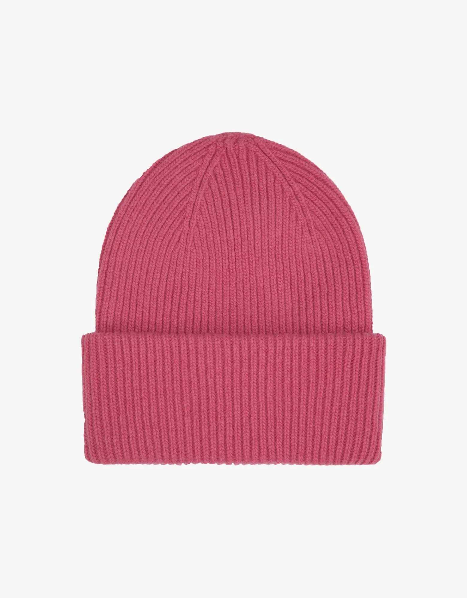 Merino Wool Hat - Raspberry Pink