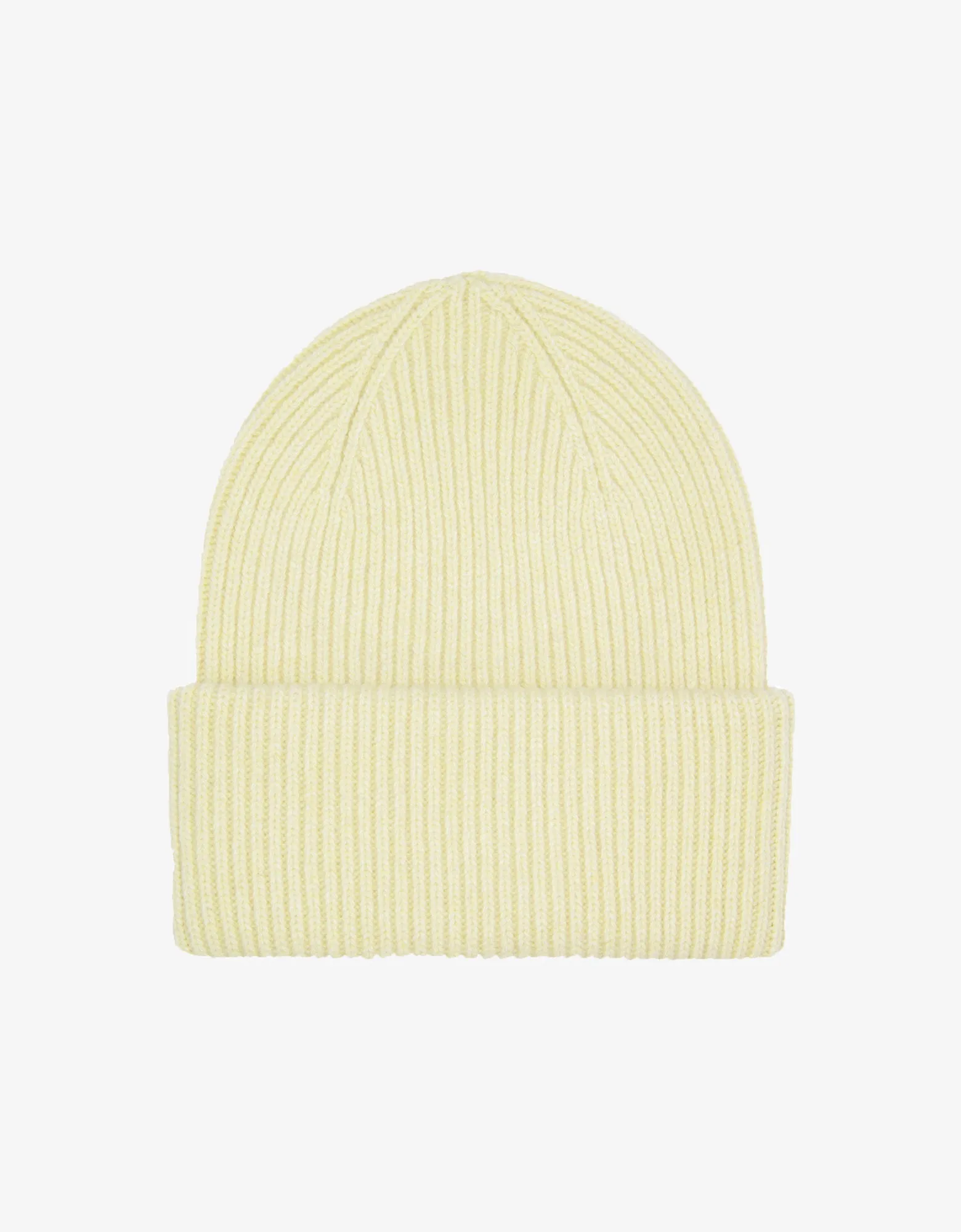 Merino Wool Hat - Soft Yellow