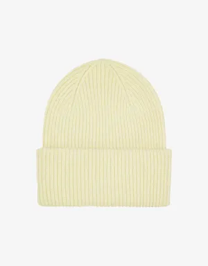Merino Wool Hat - Soft Yellow
