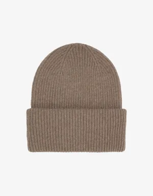 Merino Wool Hat - Warm Taupe