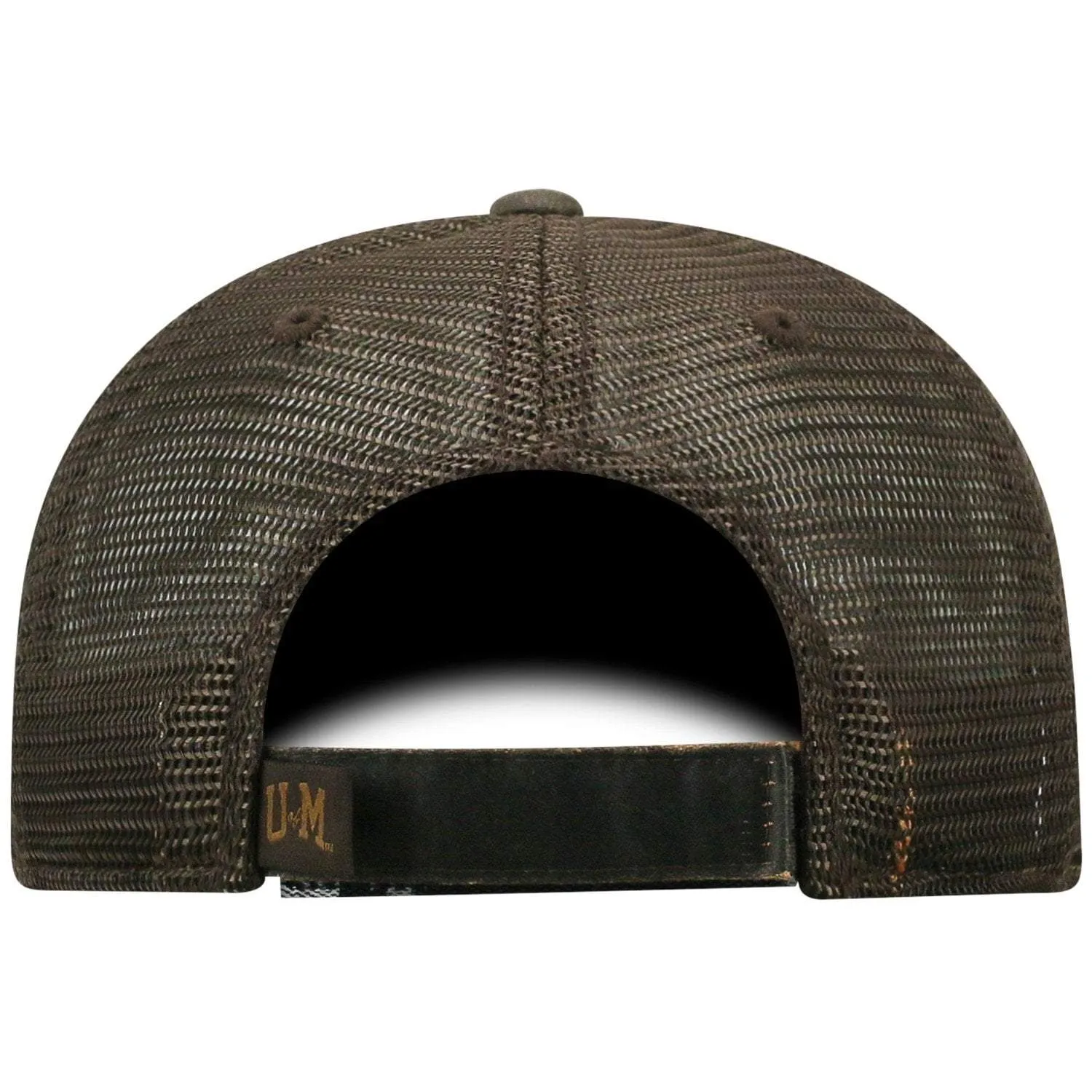 Michigan Wolverines TOW Brown "Chestnut" Style Mesh Adj. Strap Relax Hat Cap