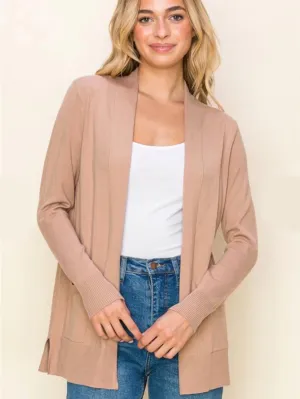 Millie Sweater Cardigan - Taupe