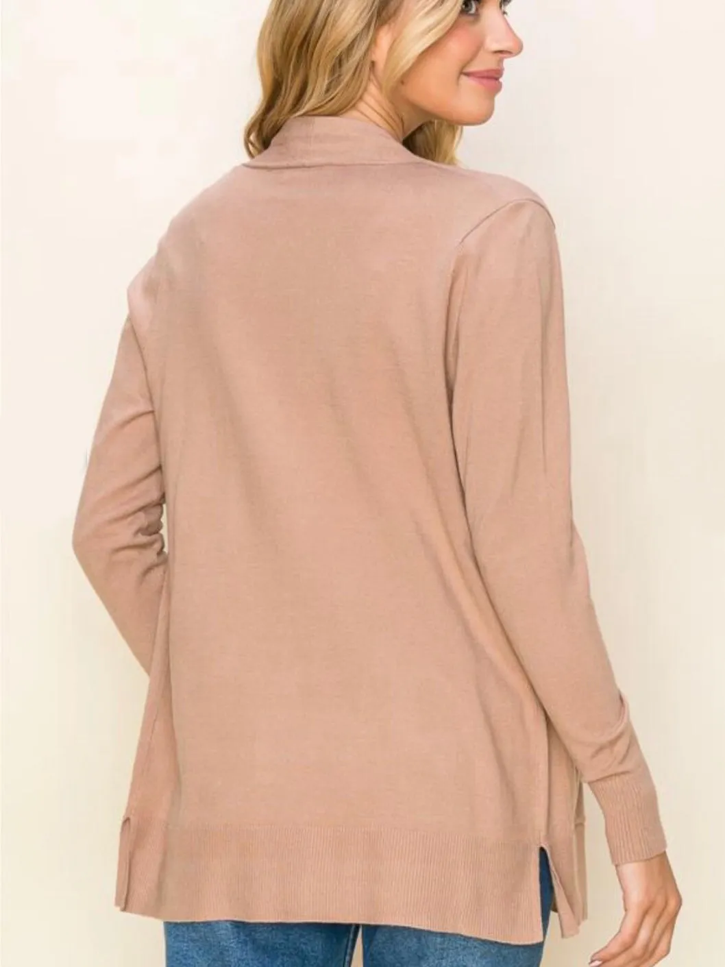 Millie Sweater Cardigan - Taupe