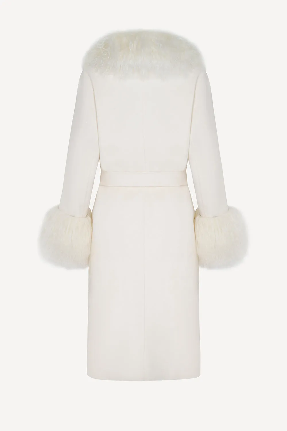 Million dollar baby coat in winter white