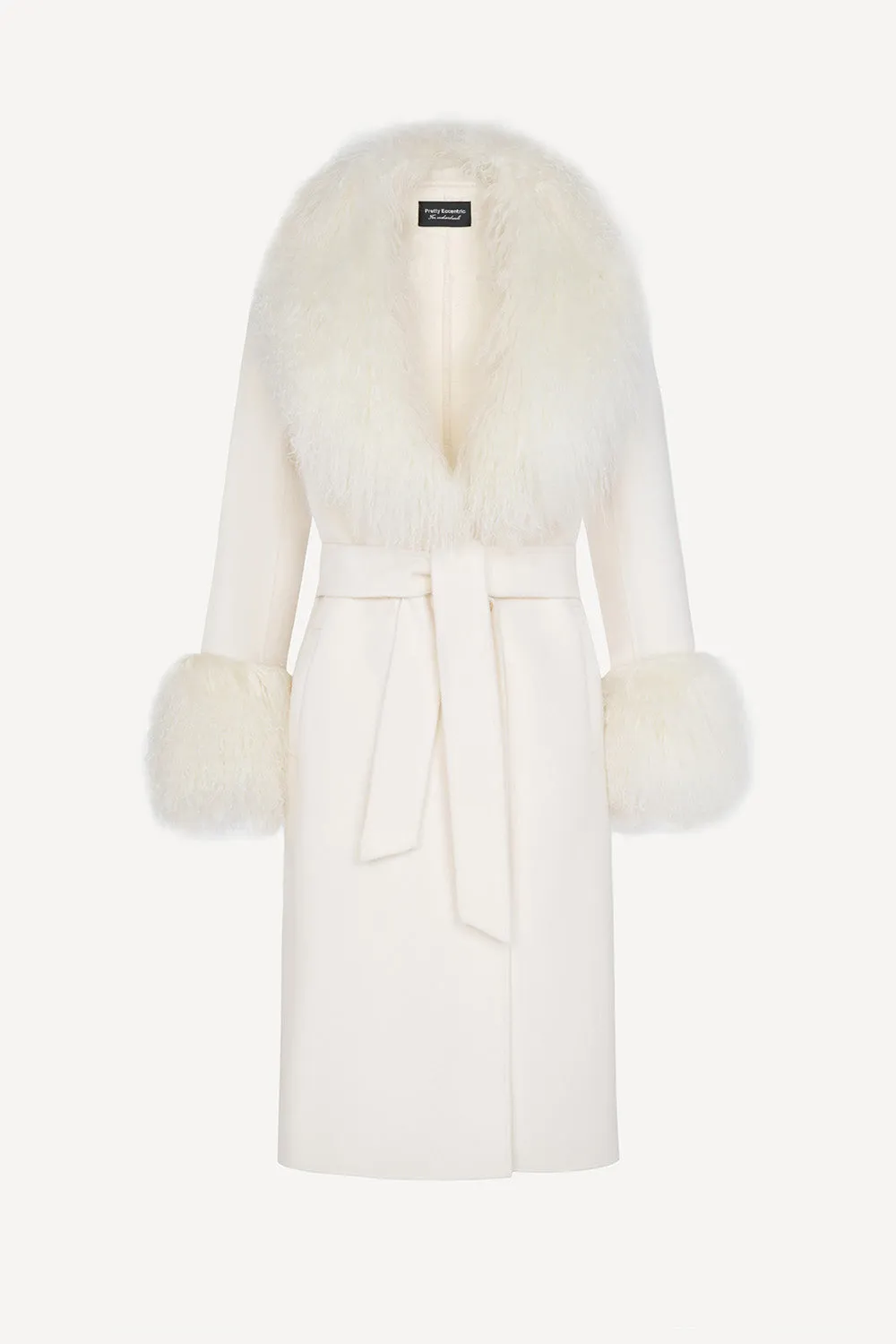 Million dollar baby coat in winter white