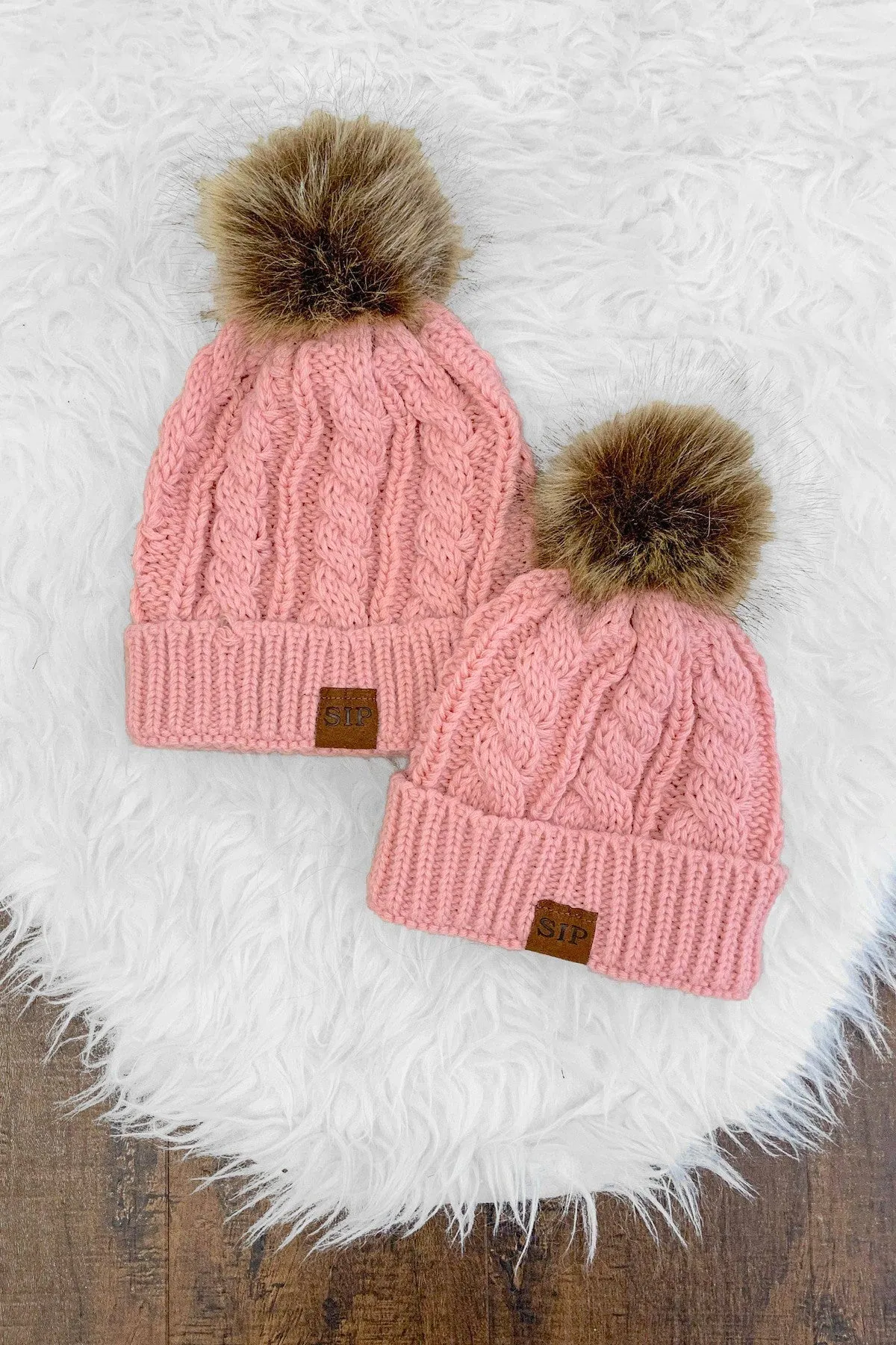 Mom & Me - SIP Colored Beanies