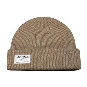 Mountains Beanie | Cuffed | Tan