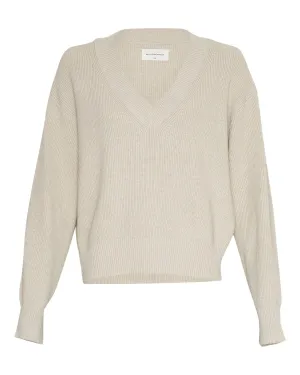 MSCHMaura Rachelle V Pullover Oatmeal Melange