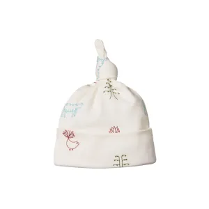 Nature Baby Cotton Knotted Beanie - Nature Baby Print