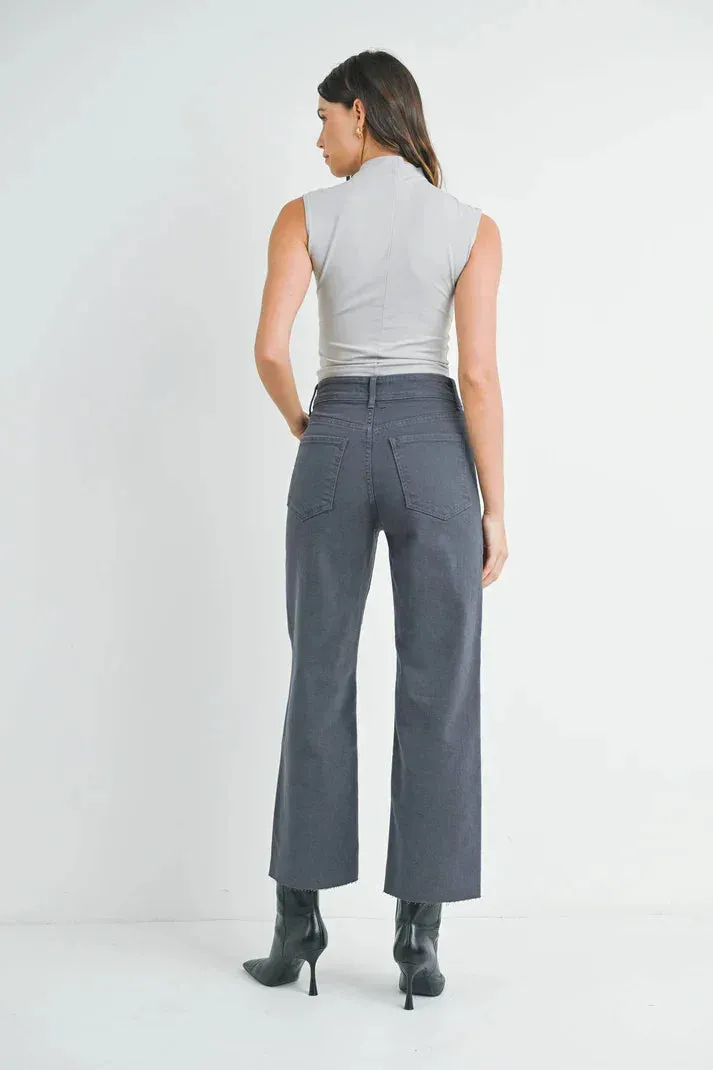 NAUTICAL WIDE LEG DENIM JEANS