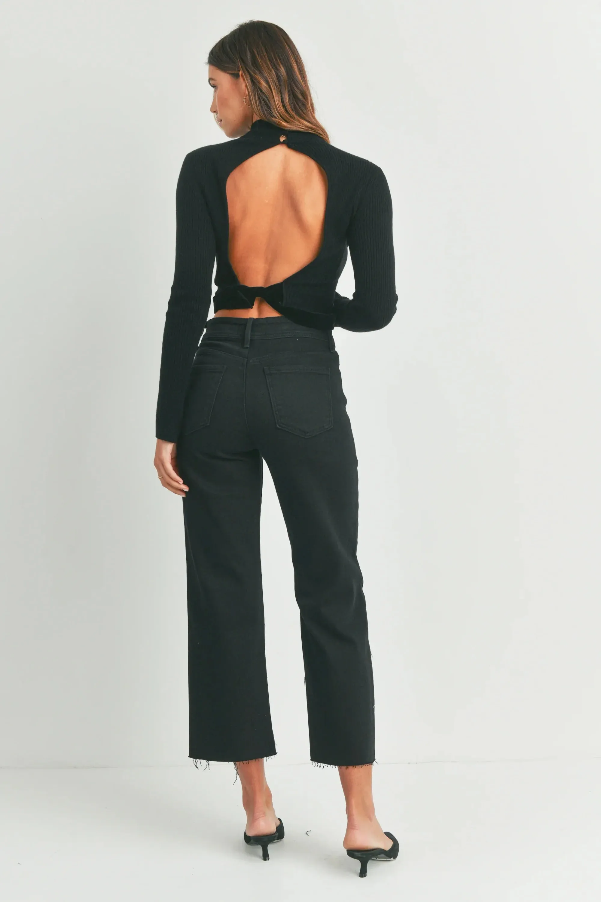 NAUTICAL WIDE LEG DENIM JEANS