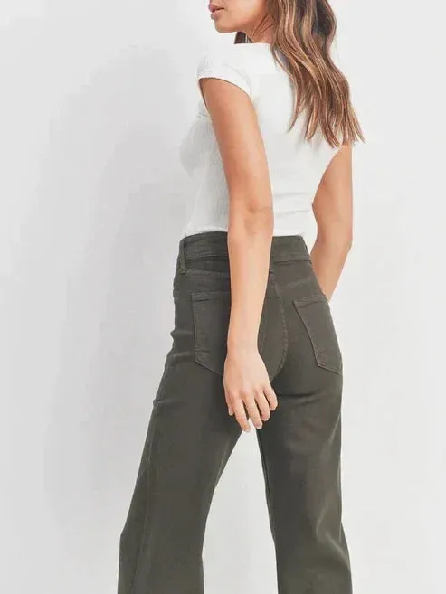 NAUTICAL WIDE LEG DENIM JEANS