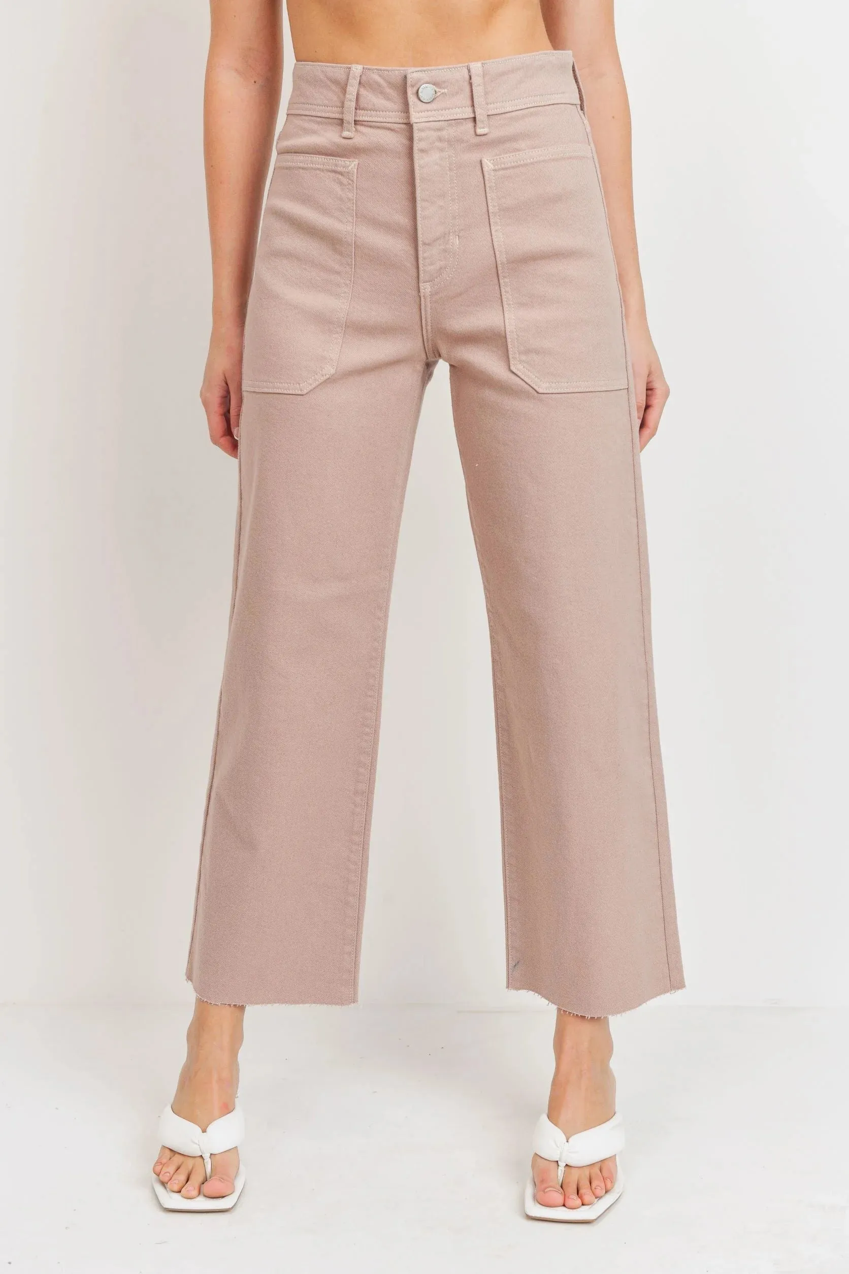 NAUTICAL WIDE LEG DENIM JEANS