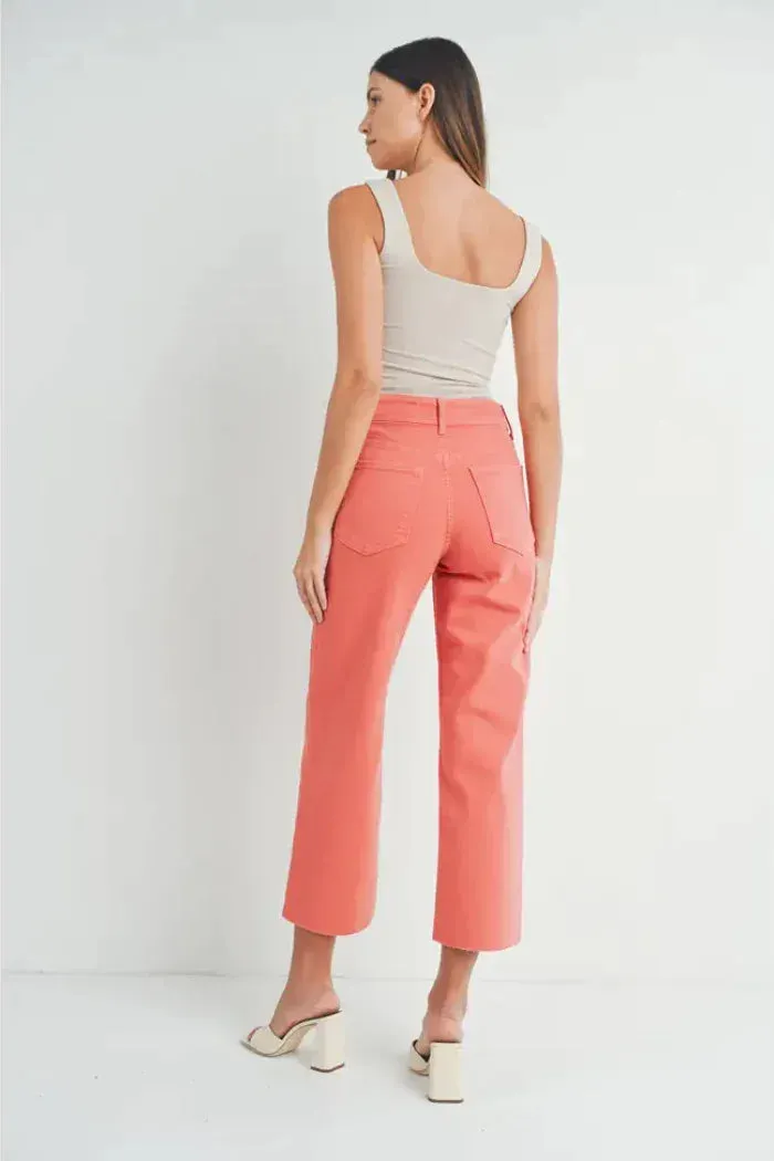 NAUTICAL WIDE LEG DENIM JEANS