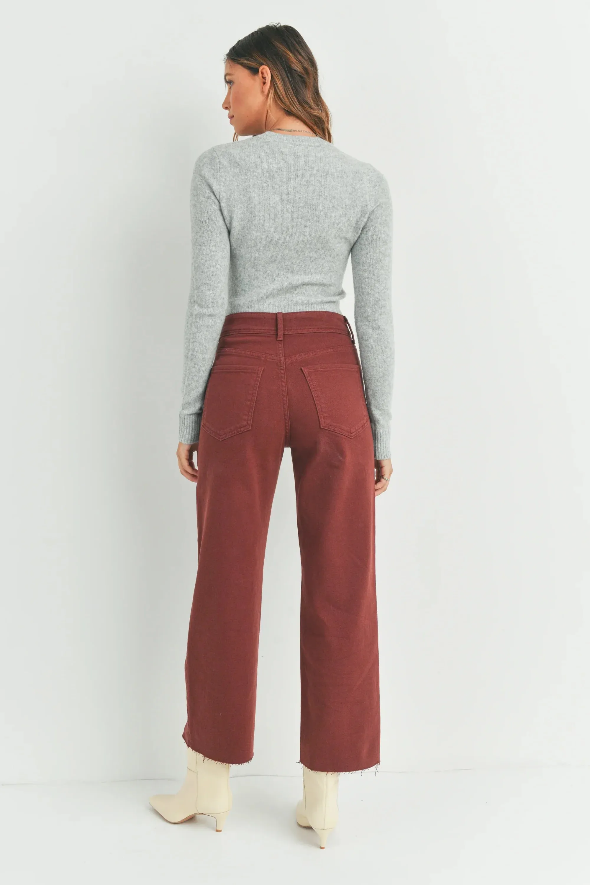 NAUTICAL WIDE LEG DENIM JEANS