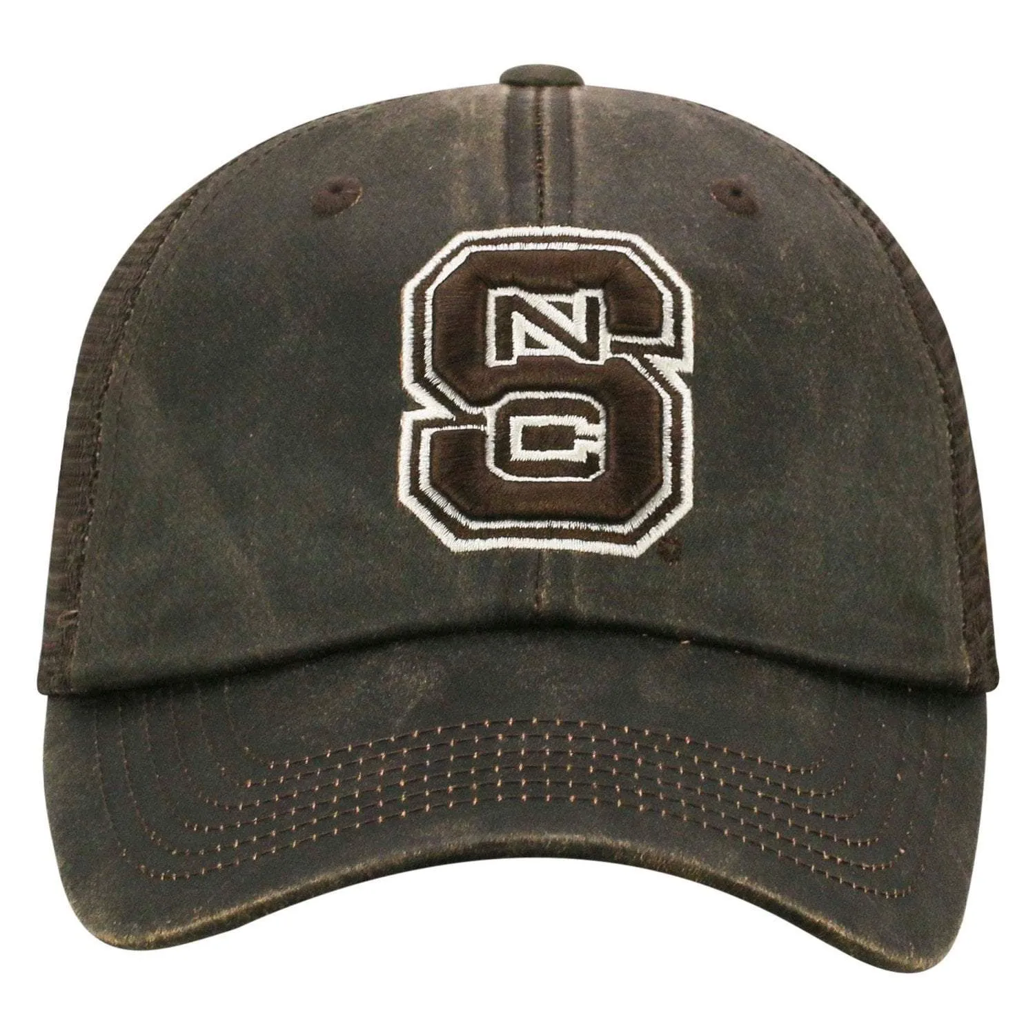 NC State Wolfpack TOW Brown "Chestnut" Style Mesh Adj. Strap Relax Hat Cap