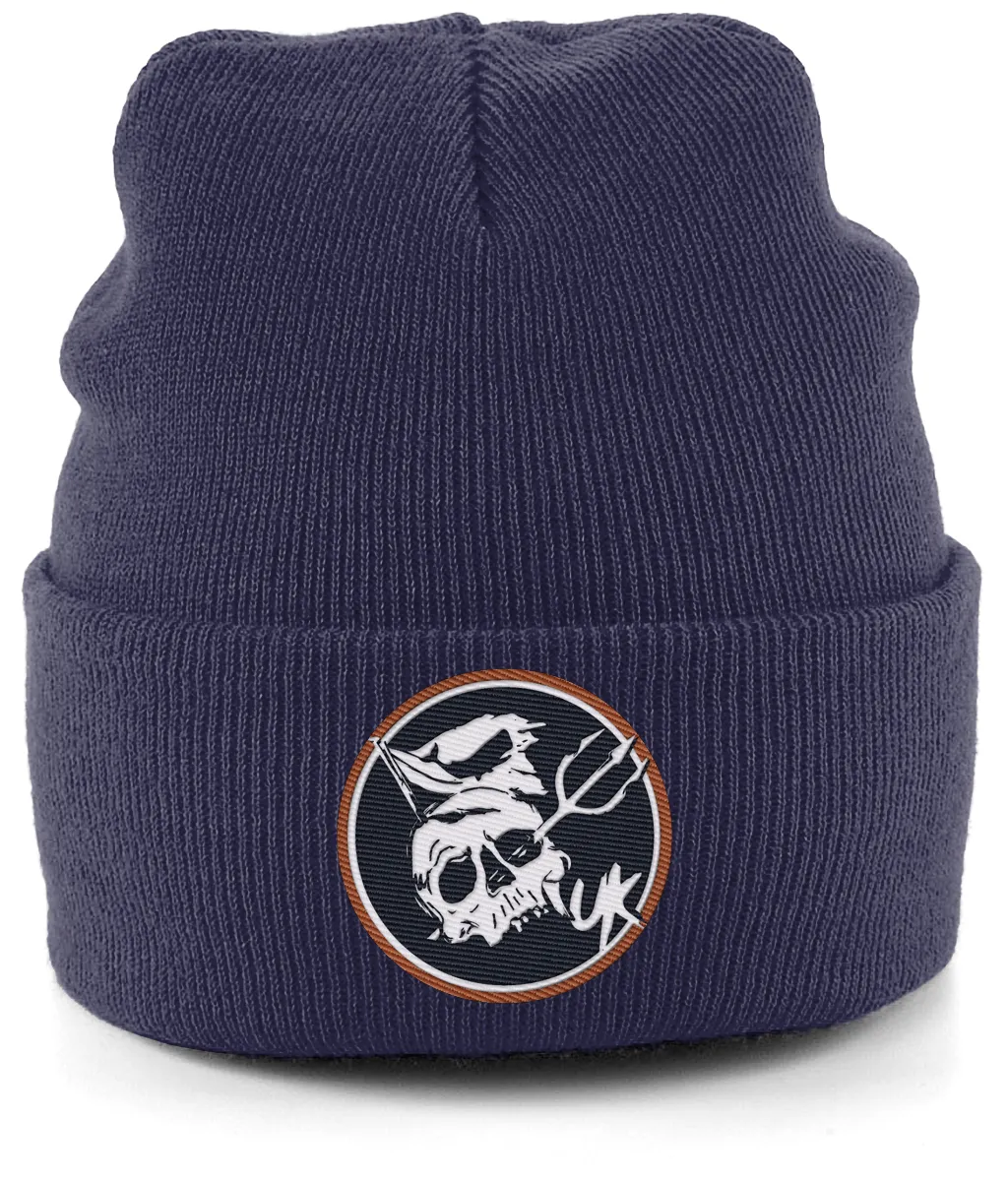Neptune's Pirate's UK Badge Embroidered Beanie