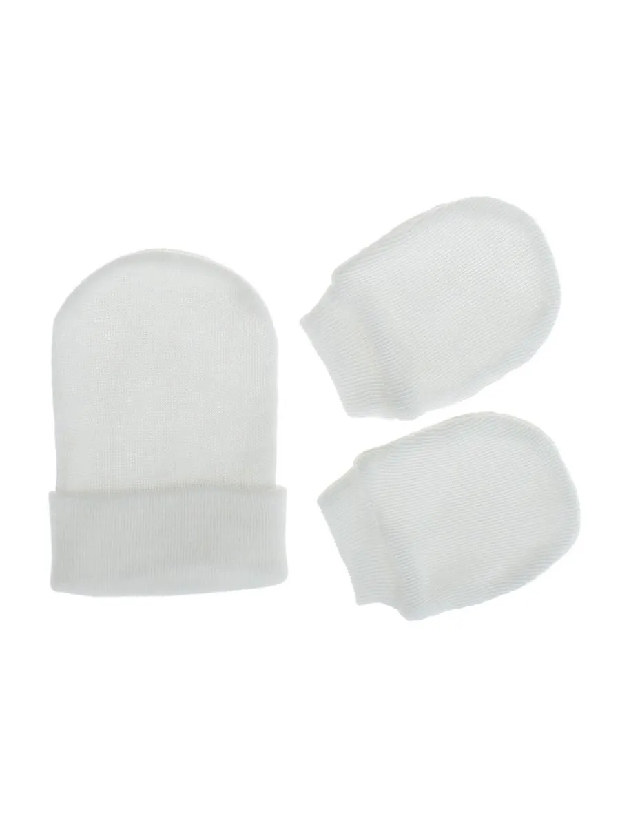 Newborn Beanie   Mitts