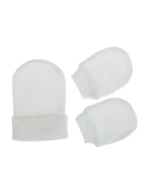 Newborn Beanie   Mitts