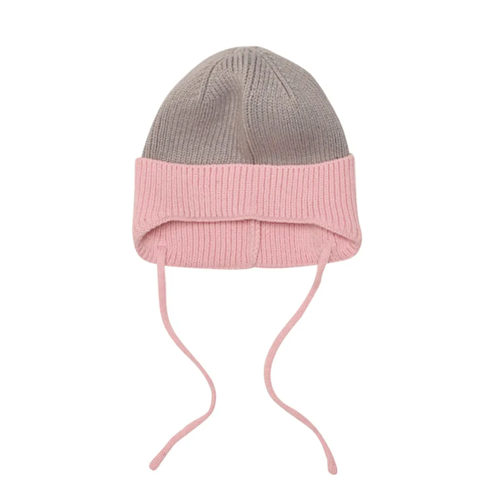 NEWTRO EARFLAP BEANIE PINK