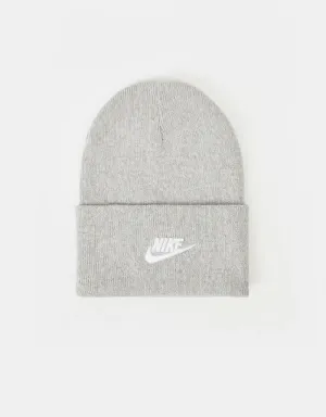 Nike NSW Futura Utility Beanie  - Dark Grey Heather/White