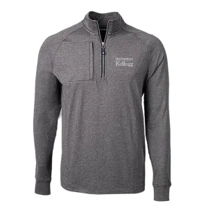 Northwestern Wildcats Men's Cutter &amp; Buck Kellogg Adapt Eco Heather Quarter-Zip Pullover