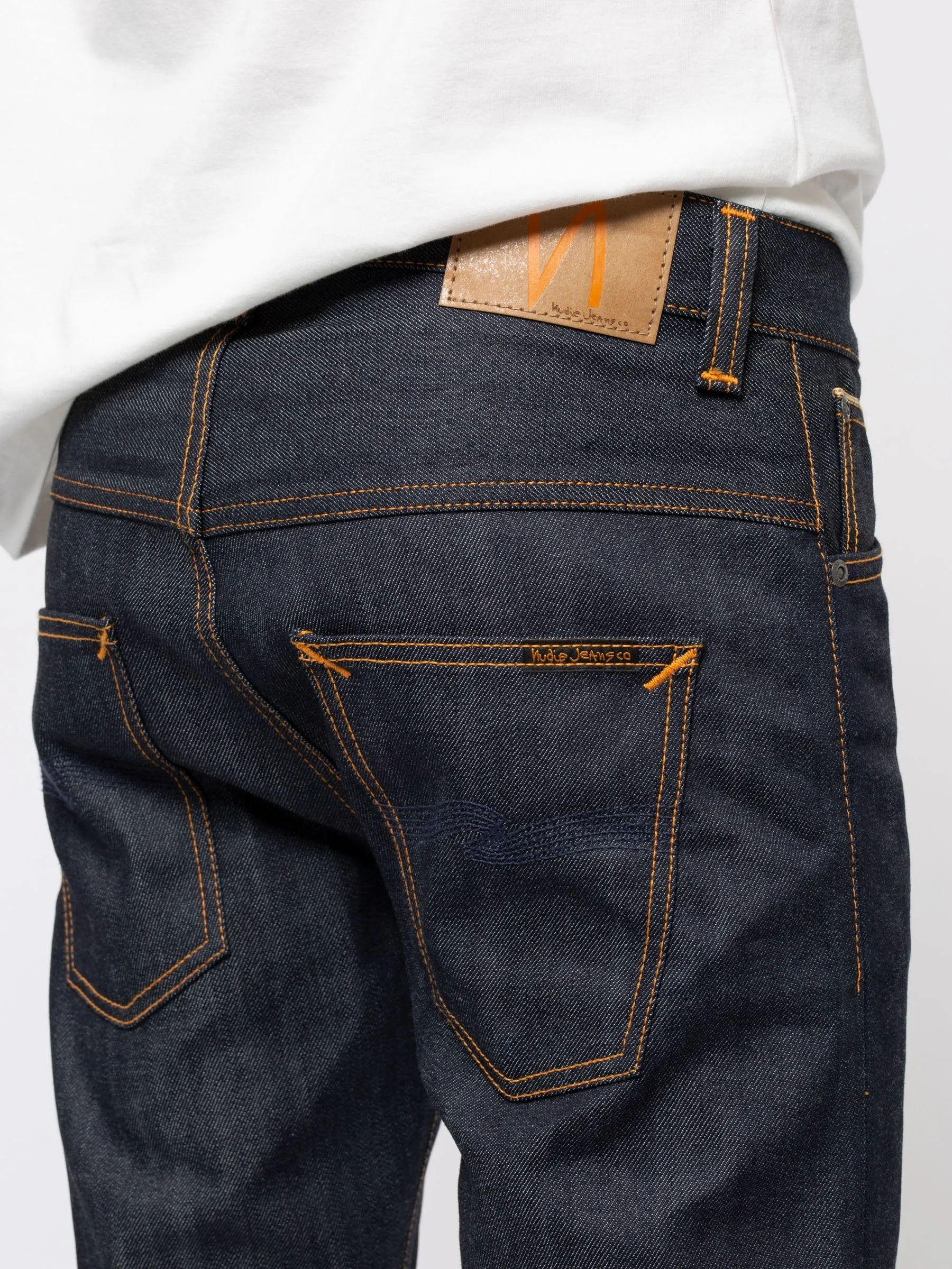 Nudie Jeans co - Jean Thin Finn Dry Selvedge Confort - Jean selvedge
