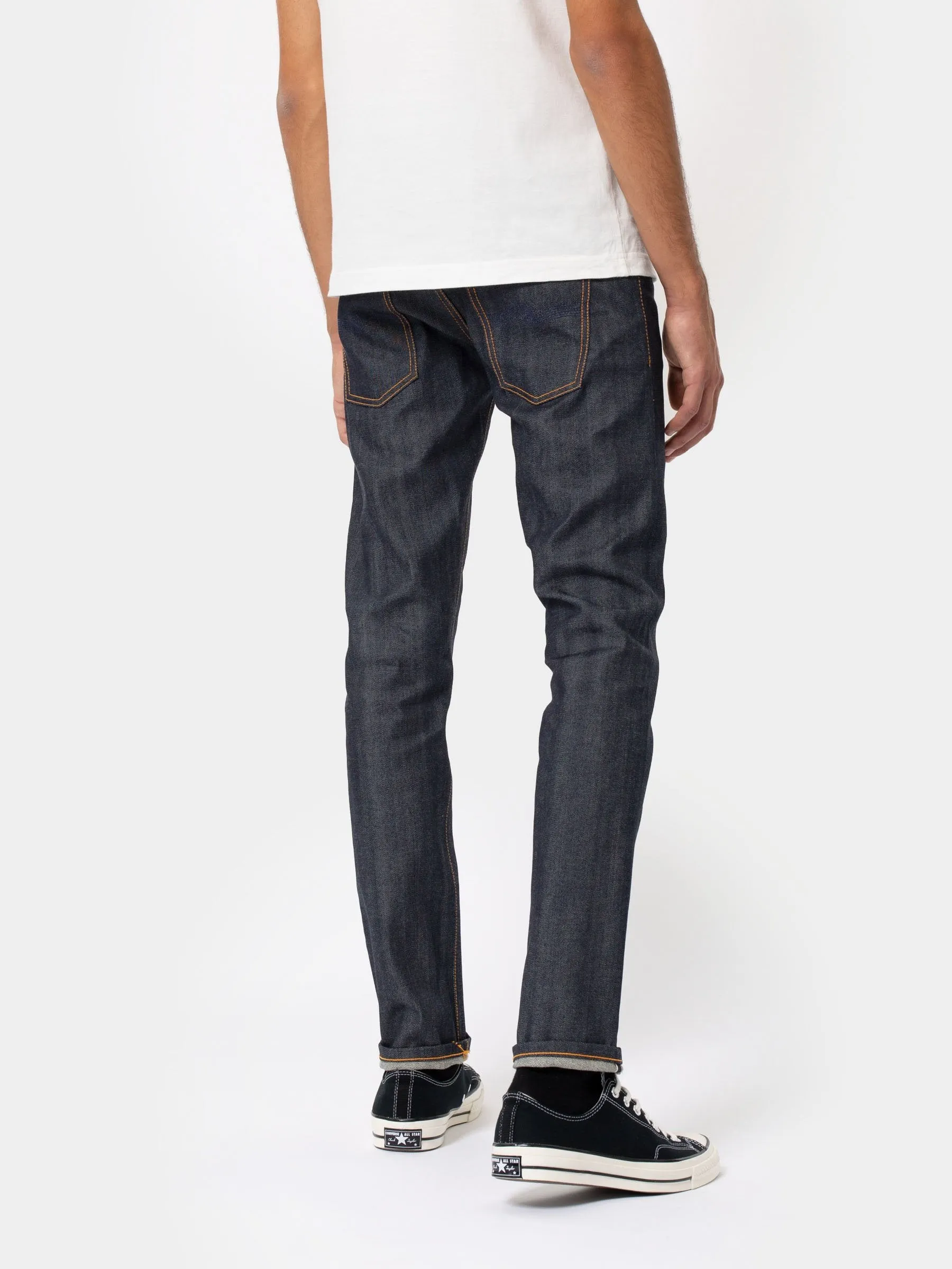 Nudie Jeans co - Jean Thin Finn Dry Selvedge Confort - Jean selvedge