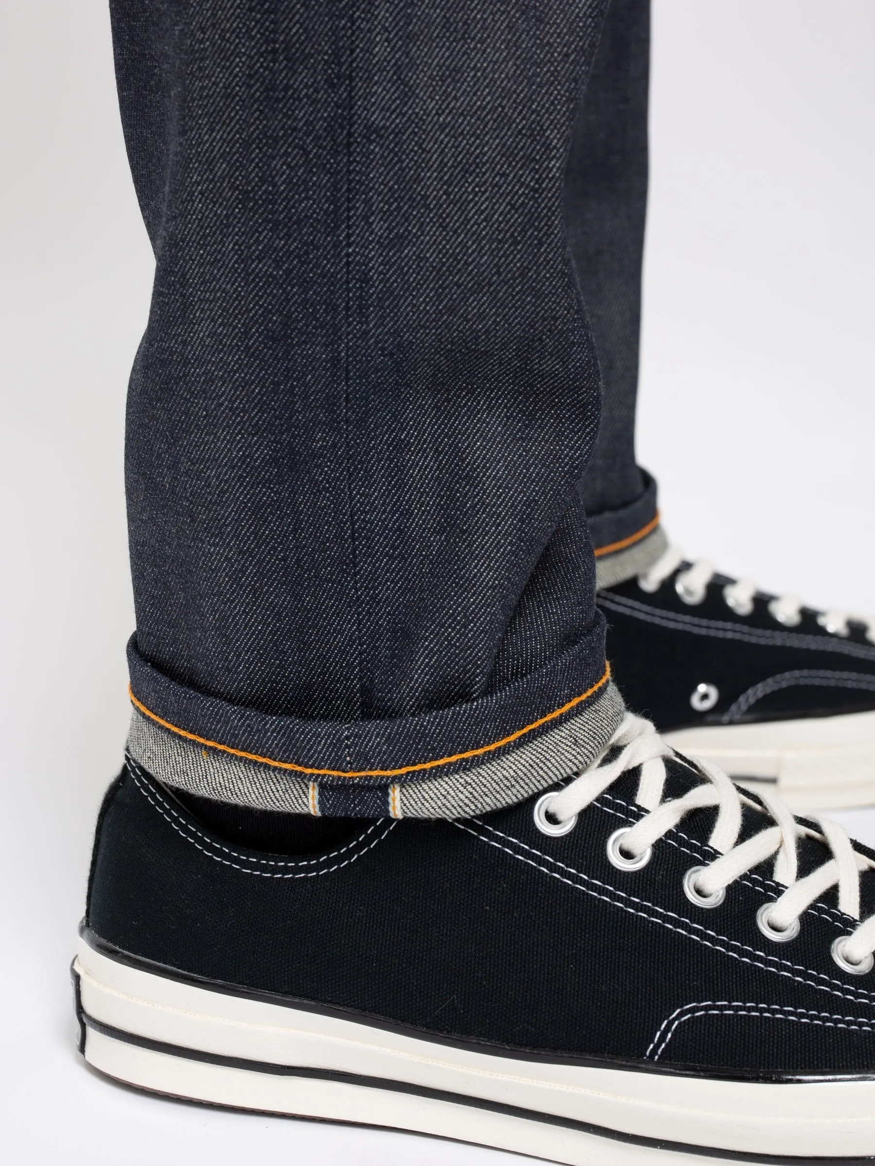 Nudie Jeans co - Jean Thin Finn Dry Selvedge Confort - Jean selvedge