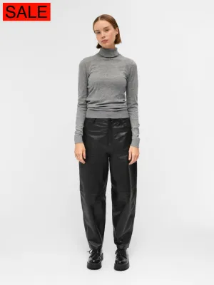 OBJTHESS L/S ROLLNECK KNIT PULLOVER NOOS