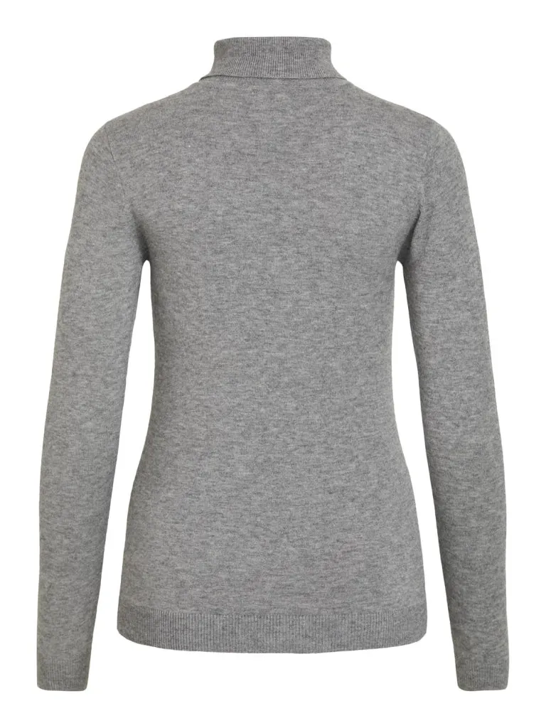 OBJTHESS L/S ROLLNECK KNIT PULLOVER NOOS