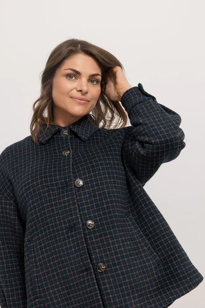 Odalyn W Jacket, Jacket - Checkered