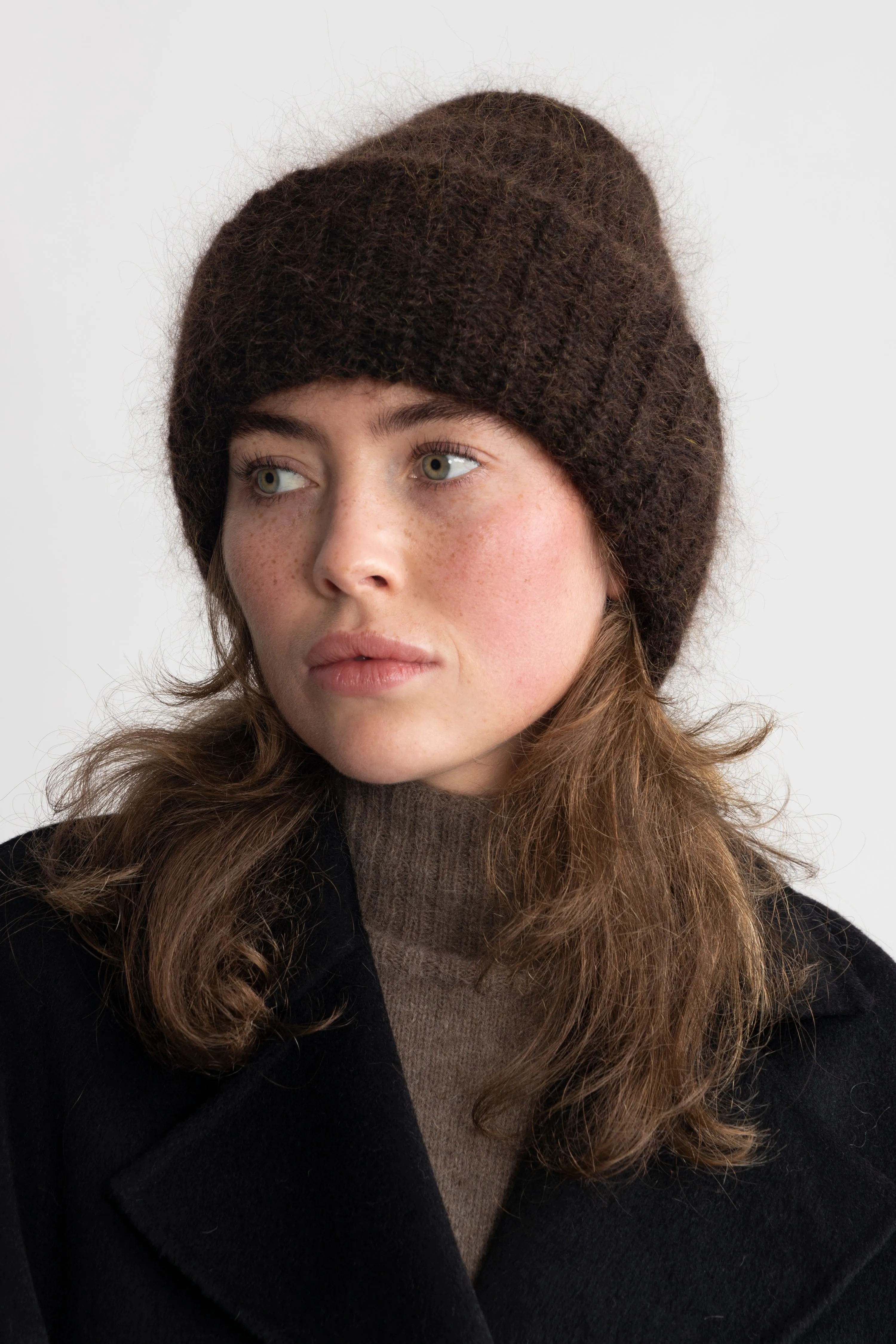 Oma Beanie - Melange Brown